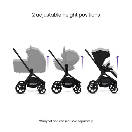 Silver Cross Breez Ultimate 360 Travel System Bundle, Onyx