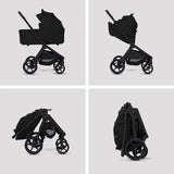 Silver Cross Breez Ultimate 360 Travel System Bundle, Onyx