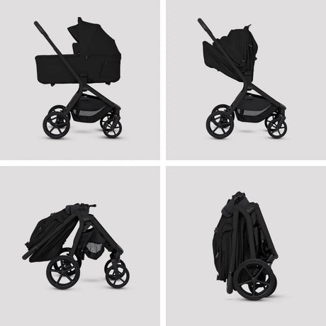 Silver Cross Breez Ultimate 360 Travel System Bundle, Onyx