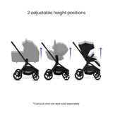 Silver Cross Breez Ultimate 360 Travel System Bundle, Pewter