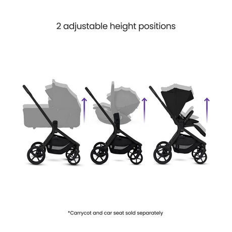 Silver Cross Breez Ultimate 360 Travel System Bundle, Pewter