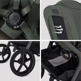Silver Cross Breez Ultimate 360 Travel System Bundle, Pewter