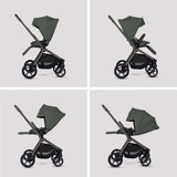 Silver Cross Breez Ultimate 360 Travel System Bundle, Pewter