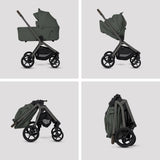 Silver Cross Breez Ultimate 360 Travel System Bundle, Pewter