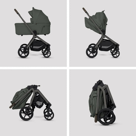 Silver Cross Breez Ultimate 360 Travel System Bundle, Pewter