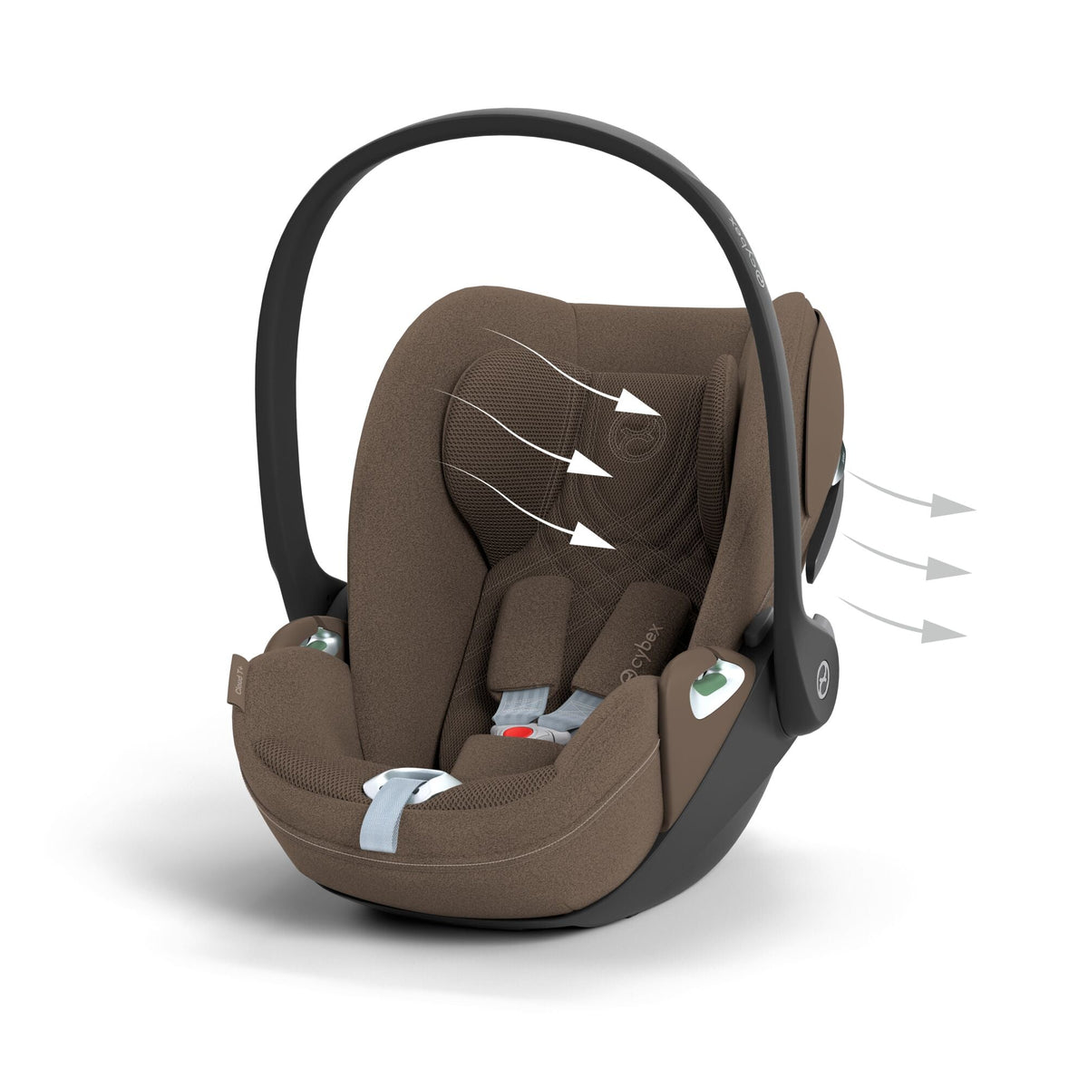Cybex Cloud T i-Size Plus Coconut Brown/dark brown