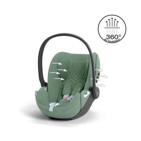 Cybex Cloud T i-Size Baby Car Seat, Leaf Green (Plus)