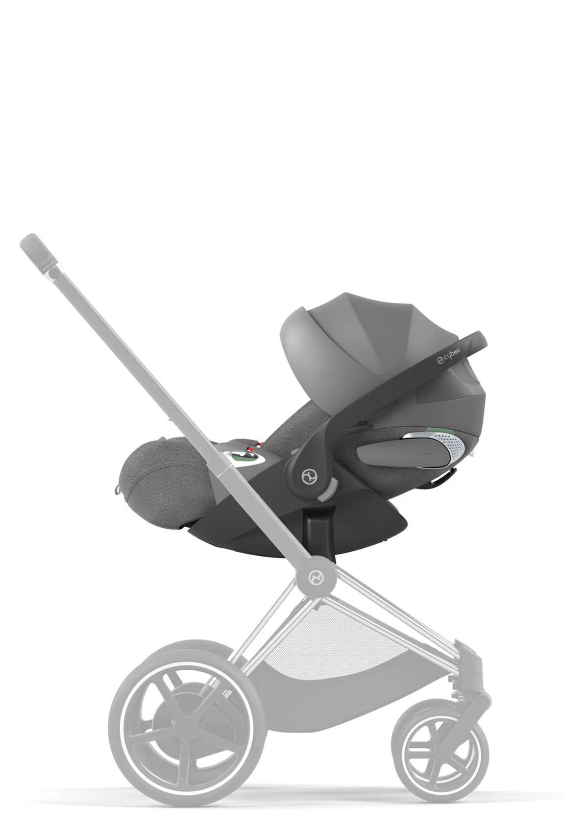 Cybex Cloud T i-Size Baby Car Seat, Mirage Grey (Plus)