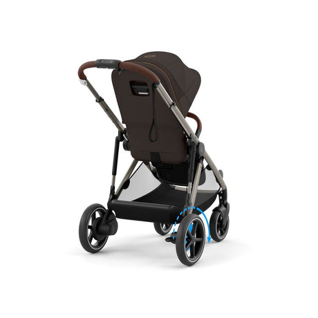 Cybex e-Gazelle S Electric Single to Double Pushchair - Taupe Chocolate Brown/brown