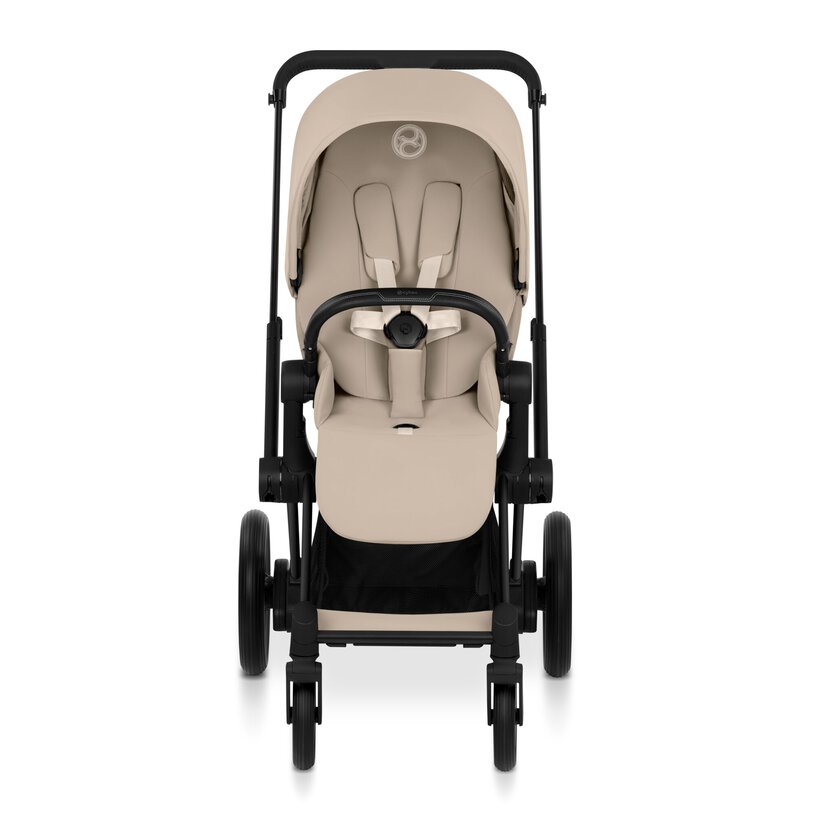 Cybex ePriam Comfort Matt Black incl. Foldable Carry Cot Cozy Beige/beige