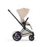 Cybex ePriam Comfort Matt Black incl. Foldable Carry Cot Cozy Beige/beige
