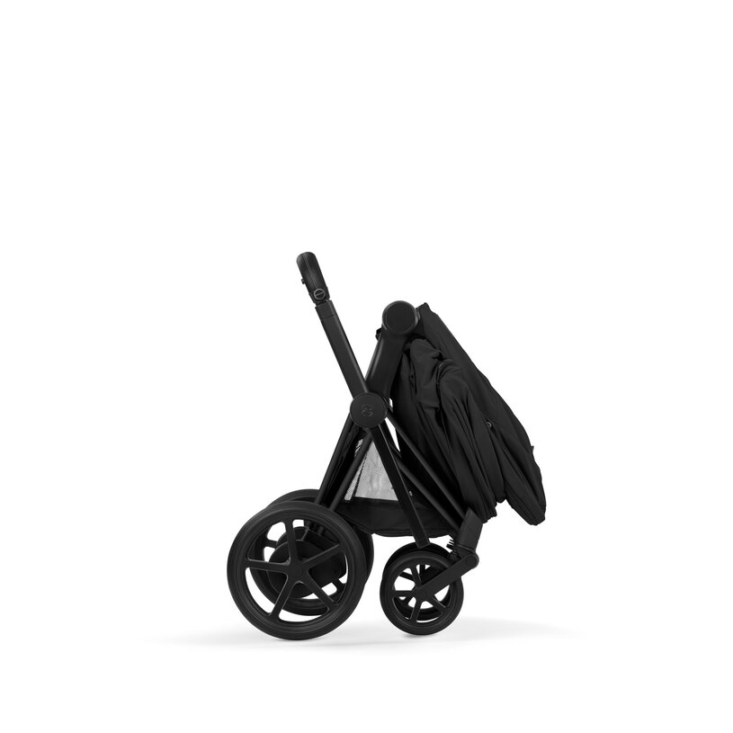 Cybex ePriam Comfort Matt Black incl. Foldable Carry Cot Sepia Black/black