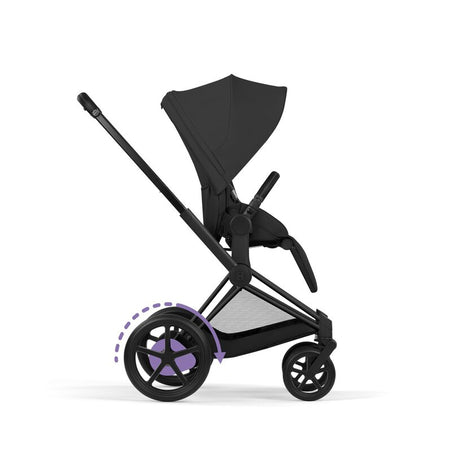 Cybex ePriam Comfort Matt Black incl. Foldable Carry Cot Sepia Black/black