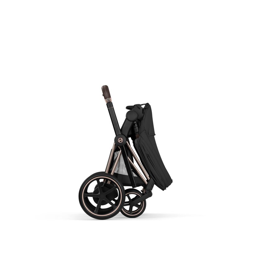 Cybex ePriam Comfort Rosegold incl. Foldable Carry Cot Sepia Black/black