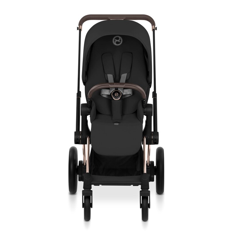 Cybex ePriam Comfort Rosegold incl. Foldable Carry Cot Sepia Black/black