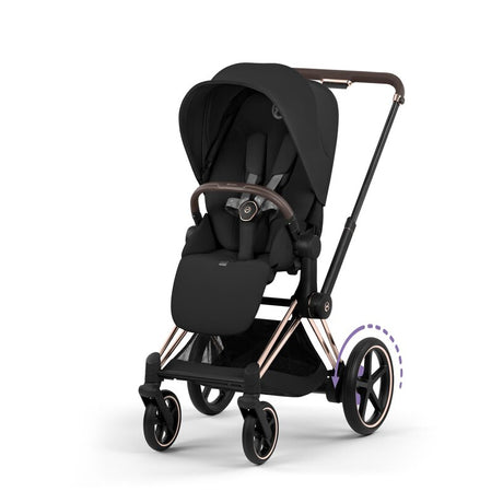 Cybex ePriam Comfort Rosegold incl. Foldable Carry Cot Sepia Black/black