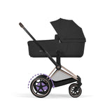 Cybex ePriam Comfort Rosegold incl. Foldable Carry Cot Sepia Black/black