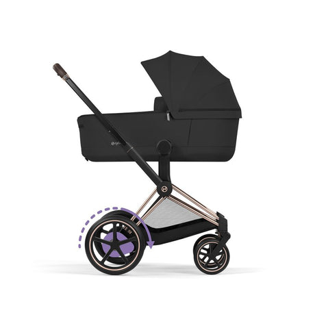 Cybex ePriam Comfort Rosegold incl. Foldable Carry Cot Sepia Black/black