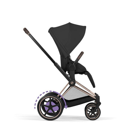 Cybex ePriam Comfort Rosegold incl. Foldable Carry Cot Sepia Black/black
