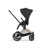 Cybex Priam Comfort Rosegold incl. Foldable Carry Cot Sepia Black/black