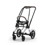 Cybex ePriam Style Frame incl. Seat Hardpart Chrome Brown/chrome