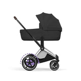 Cybex ePriam Style Frame incl. Seat Hardpart Chrome Brown/chrome
