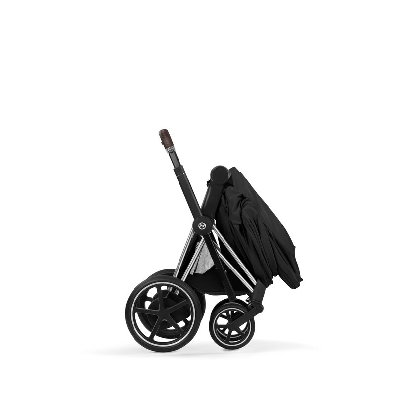 Cybex ePriam Style Frame incl. Seat Hardpart Chrome Brown/chrome