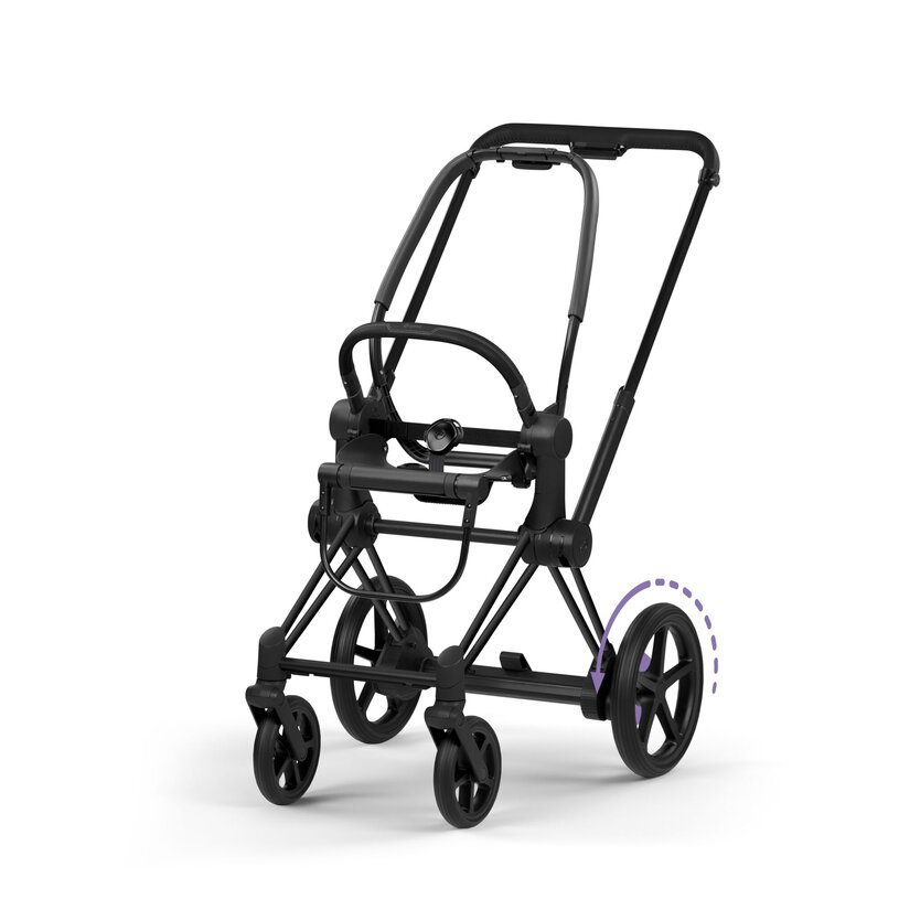 Cybex ePriam Style Frame incl. Seat Hardpart Matt Black/black
