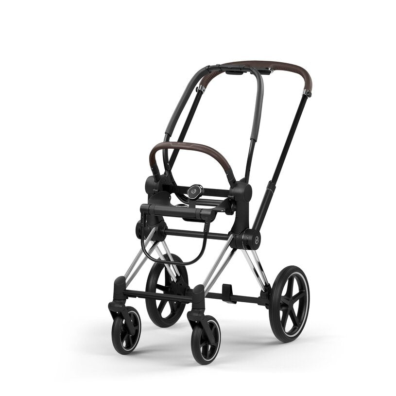 Cybex Priam Style Frame incl. Seat Hardpart Chrome Brown/chrome