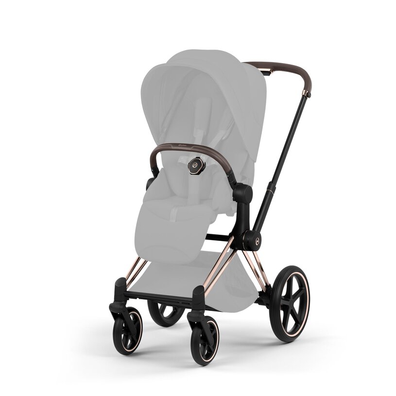 Cybex Priam Style Frame incl. Seat Hardpart Rosegold/rosegold