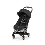 Cybex Coya Comfort Rosegold incl. Foldable Carry Cot Sepia Black/ black