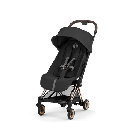 Cybex Coya Comfort Rosegold incl. Foldable Carry Cot Sepia Black/ black