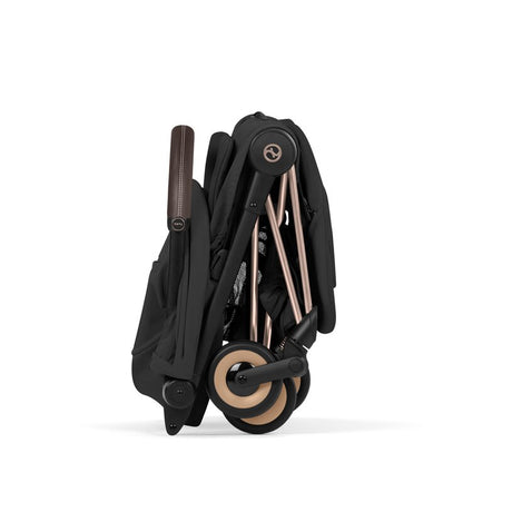 Cybex Coya Comfort Rosegold incl. Foldable Carry Cot Sepia Black/ black