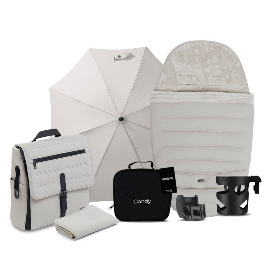iCandy Peach 8 Complete Pushchair & Carrycot Bundle - Taupe