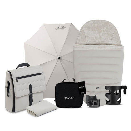 iCandy Peach 8 Complete Pushchair & Carrycot Bundle - Taupe