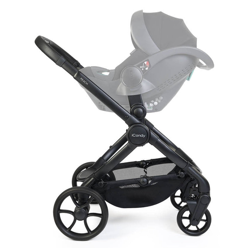 iCandy Peach 8 Complete Pushchair & Carrycot Bundle - Black