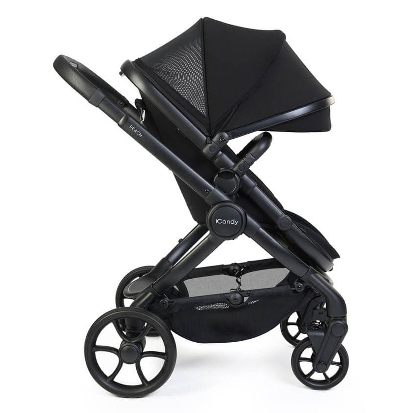 iCandy Peach 8 Complete Pushchair & Carrycot Bundle - Black