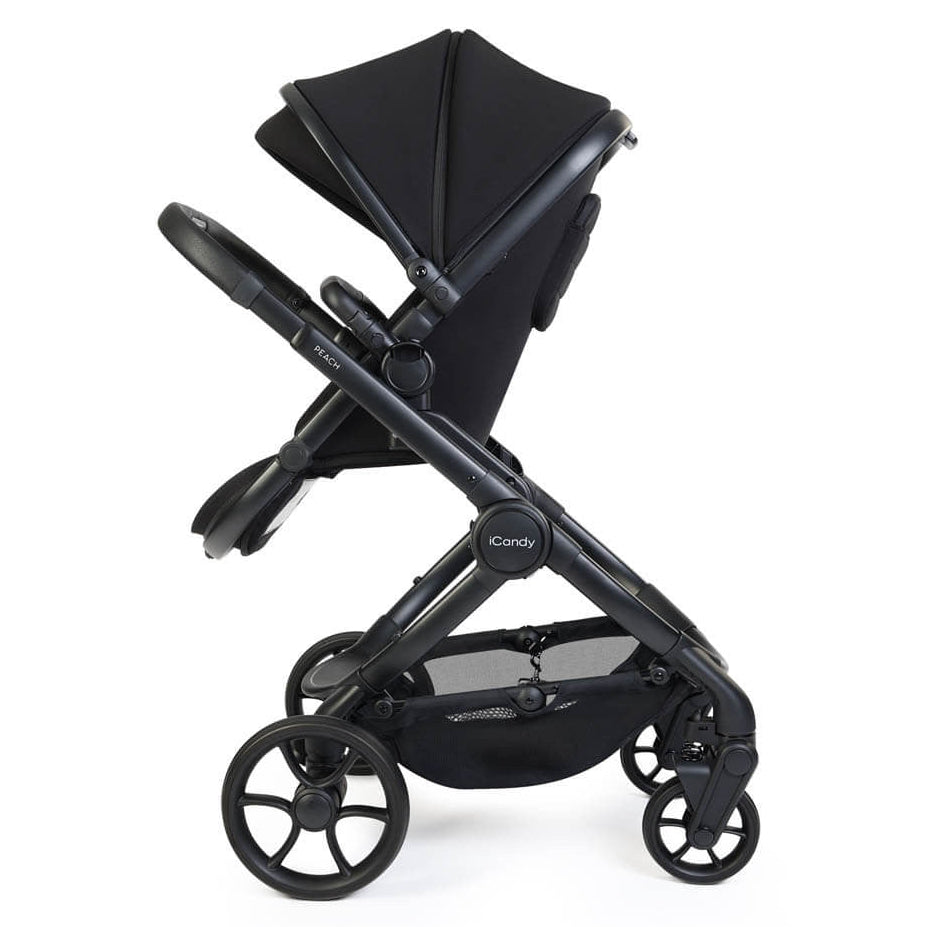 iCandy Peach 8 Complete Pushchair & Carrycot Bundle - Black