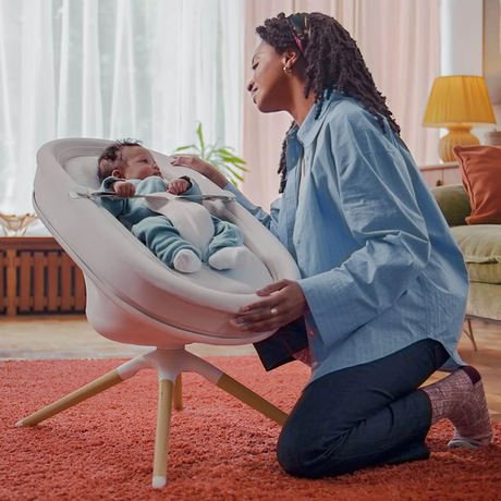Elvie Rise Smart Bouncer & Bassinet | All-in-One Baby Soothing System