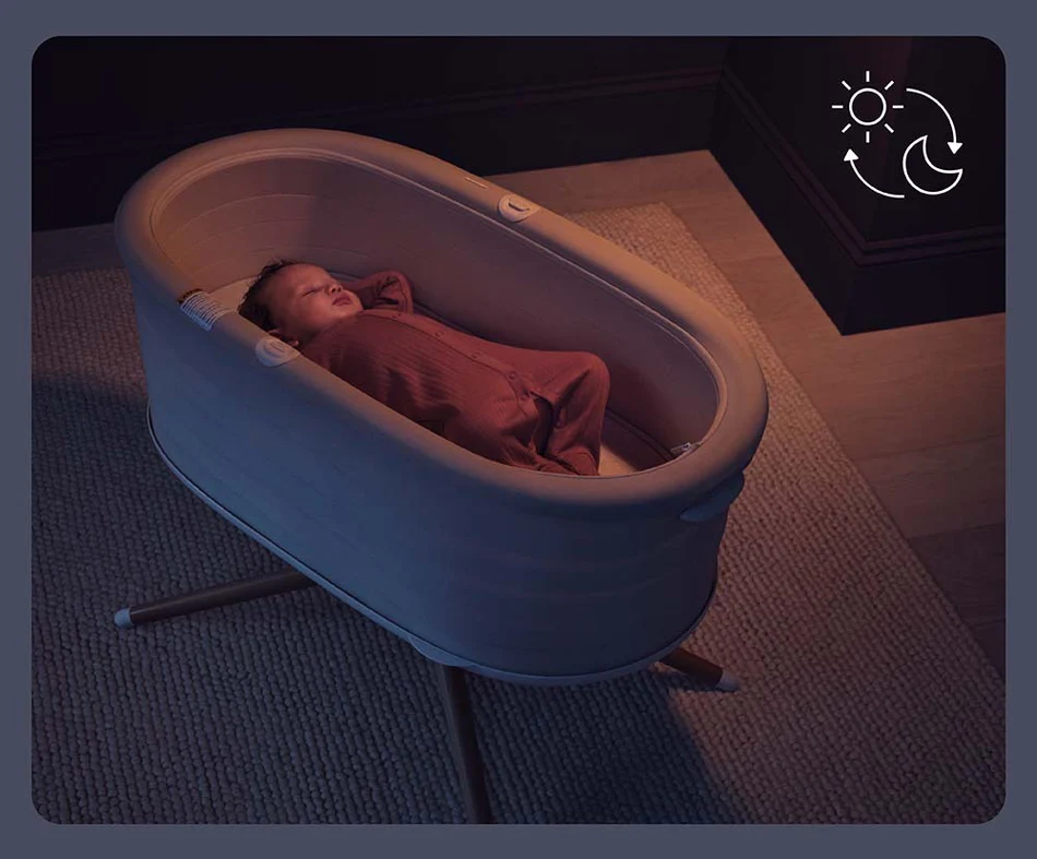 Elvie Rise Smart Bouncer & Bassinet | All-in-One Baby Soothing System