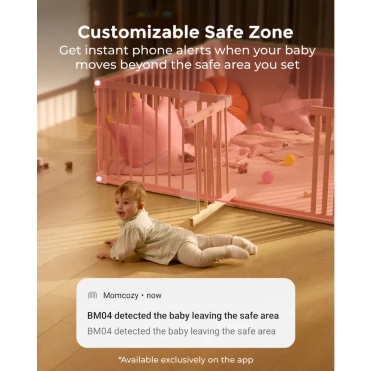 Momcozy BM04 5" LCD Screen video baby monitor