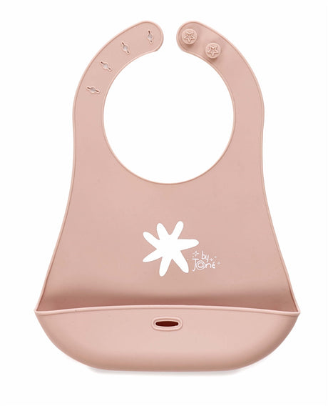 Jané Snap Roll-up Silicone Pelican Baby Bib
