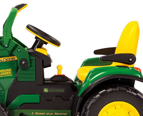 Peg Perego John Deere Ground Loader 12V Tractor with Scoop, 3+ years