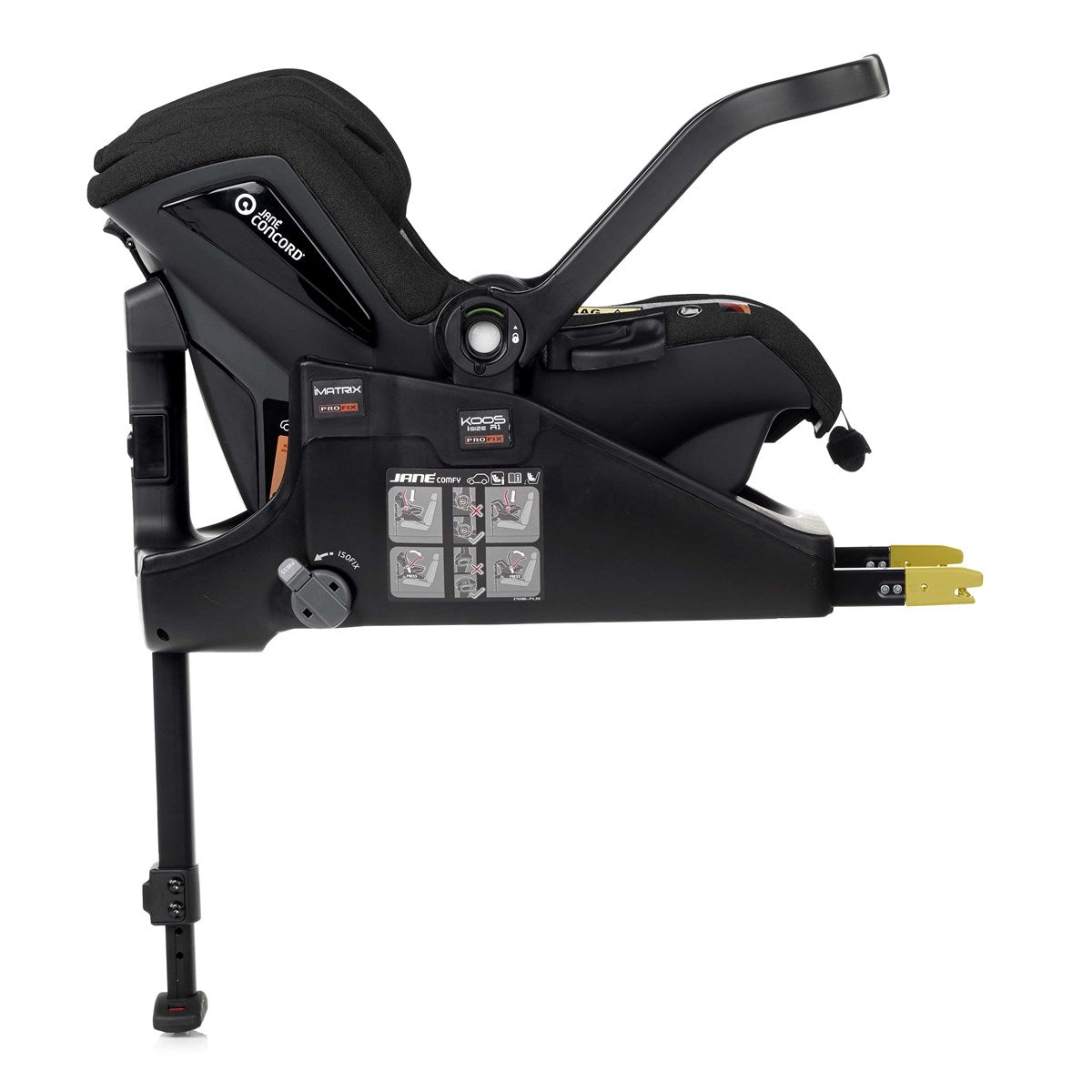 Jane Koos R1 i-Size Baby Car Seat 40 to 83cm, 0-18 Months