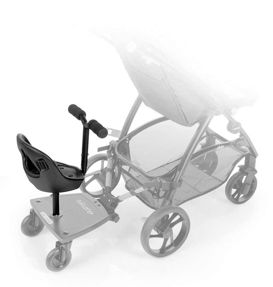 Seat Unit for Skate Buggy Platform - Converts Standing Board into Seated Ride-On