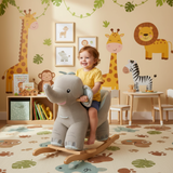 BabyLo Rocking Elephant Ride On Toy with sound
