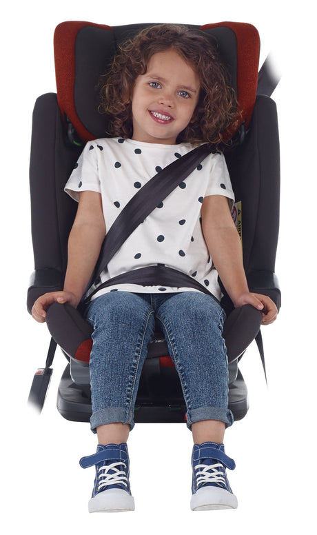 Jane Groowy + Nest i-Size Car Seat Combination 40-150cm, 0-12 Years, Matt Black