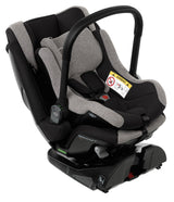Jane Groowy + Nest i-Size Car Seat Combination 40-150cm, 0-12 Years, Matt Black