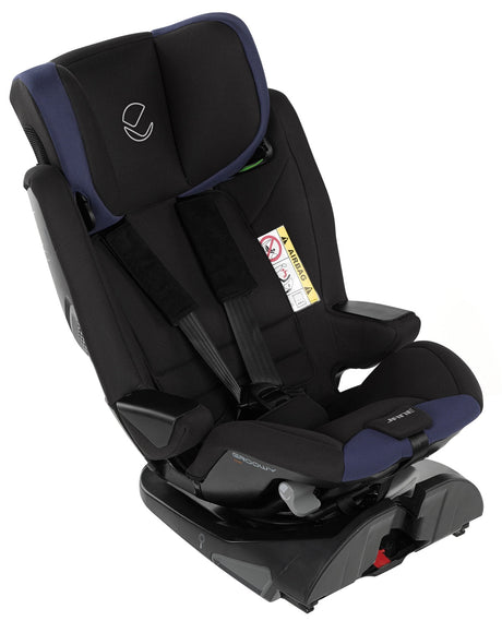 Jane Groowy + Nest i-Size Car Seat Combination 40-150cm, 0-12 Years, Matt Black