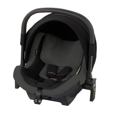 Jane Groowy + Nest i-Size Car Seat Combination 40-150cm, 0-12 Years, Matt Black